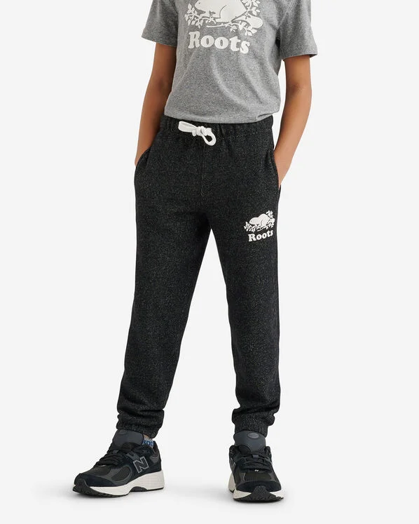 Kids Organic Original Sweatpant in Black pepper